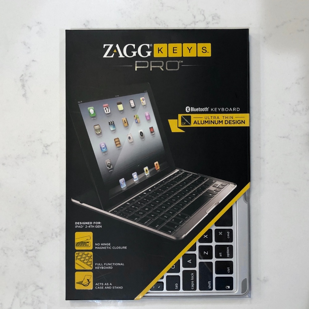 Zagg Keys Pro Aluminum Keyboard iPad 2, 3, 4